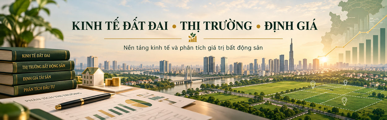 Kinh tế đất đai, thị trường bất động sản và định giá
